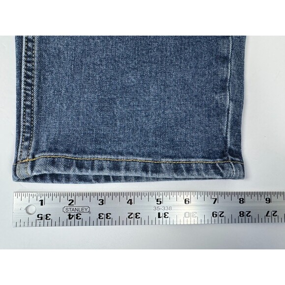 Everlane Curvy Cheeky Jeans Womens 34 Regular Blue Organic Cotton Stretch Denim - Picture 10 of 13